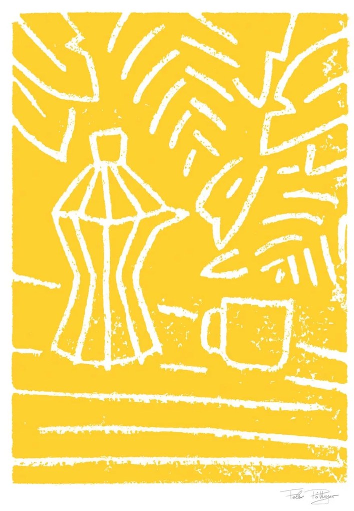 THE POSTER CLUB Autorský plakát 7AM by Felix Pöttinger 30 x 40 cm