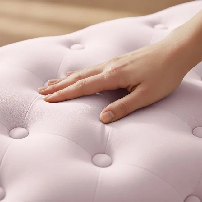 Taburetka MADRID púdrovo ružová