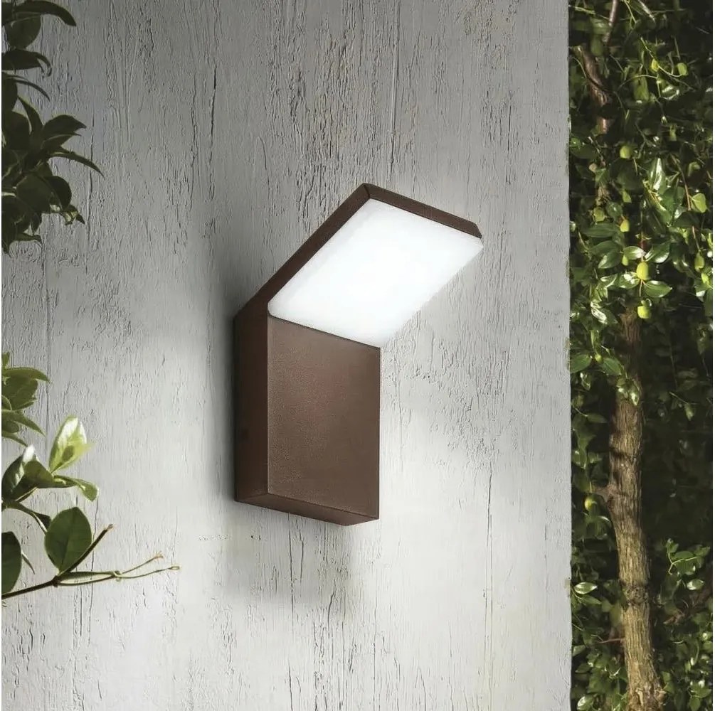 Ideal Lux - LED vonkajšie nástenné svietidlo STYLE LED/8,5W/230V 3000K CRI 90 IP54 hnedé