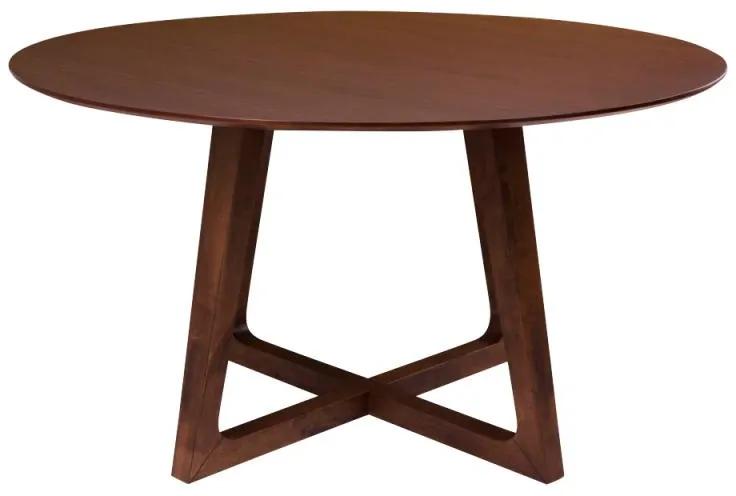 Okrúhly jedálenský stôl Miriam, orech