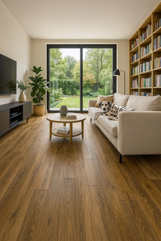 Beauflor, PVC podlaha - lino Ambient Havanna Oak 669D, na mieru, šíře 3m,4m, hnedá, bez podkladu, chodba / predsieň