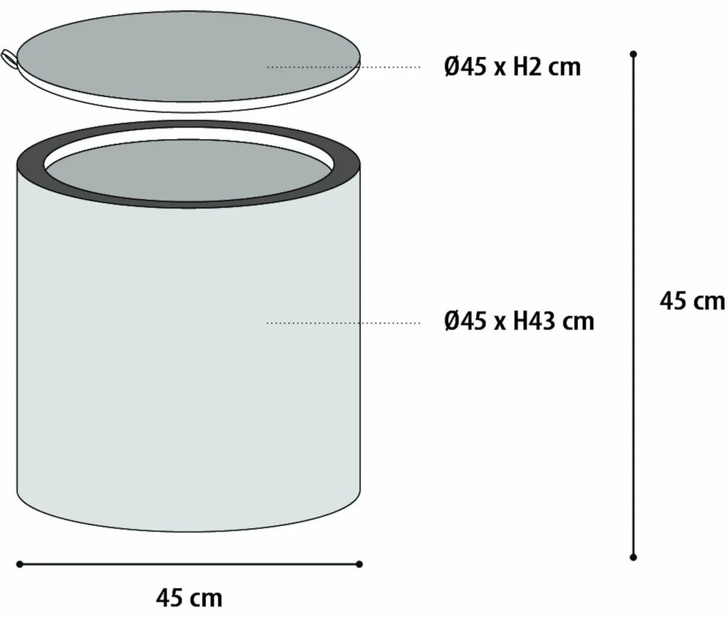 Flamingo Škrabadlo pre mačky 3v1 OTTOMAN béžová, 46 cm