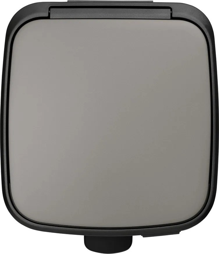 Sivý pedálový oceľový odpadkový kôš 30 l Bo – Brabantia