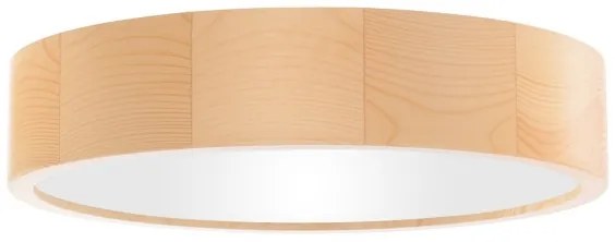 Kúpeľňové stropné svietidlo CLEO 3xE27/24W/230V IP54 pr. 37,5 cm borovica