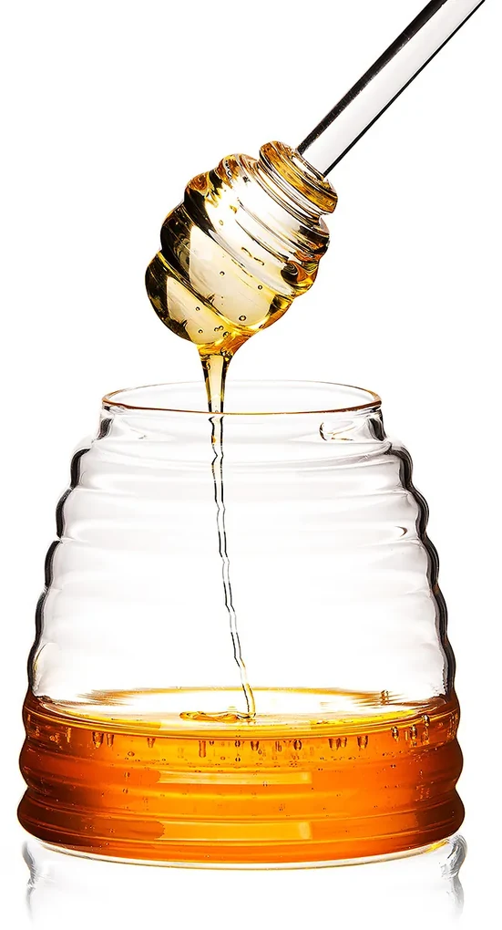 4Home Sklenená dóza na med Honey