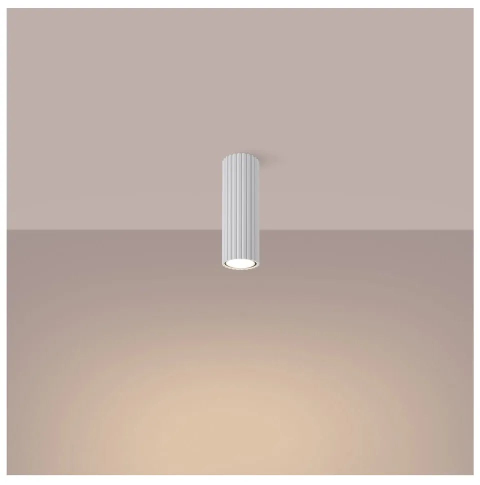 Biele bodové svietidlo Gleam – Sollux