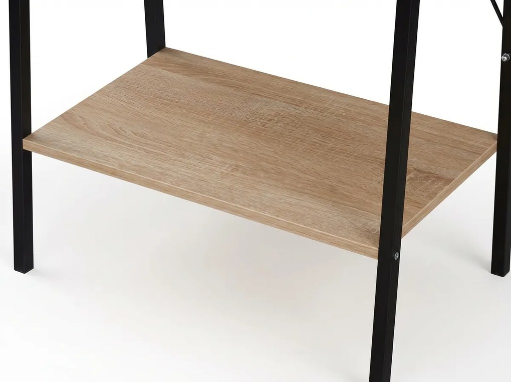 Knižnica TAYLOR SONOMA 4 police 147x60 cm, dub sonoma