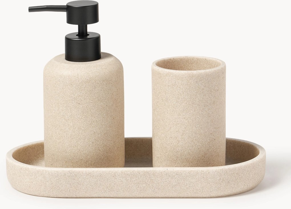 Súprava kúpeľňových doplnkov Kyle, 3 ks