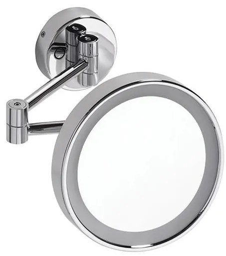 Kozmetické zrkadlo 22x20 cm strieborné