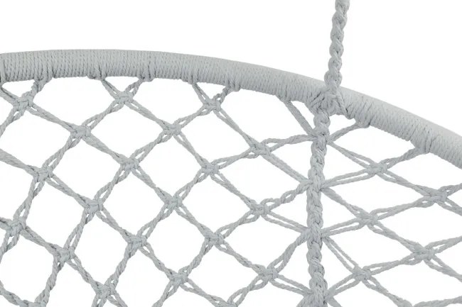 Závesné kreslo TOGO s vankúšmi, sivé