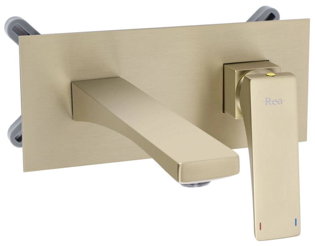 Rea Joe, podomietková umývadlová batéria + BOX, zlatá matná, REA-B3620