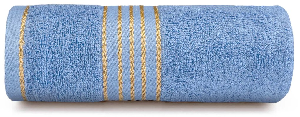 BAVLNENÝ UTERÁK TIWANO 50X90 CM SVETLOMODRÁ