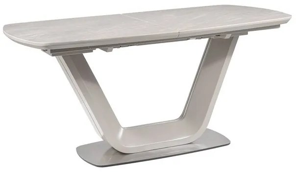 Jedálenský stôl Avery II 160 × 90 cm, sivá