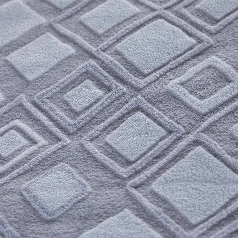 Prešívaná mikroplyšová súprava VELORA 2 ks