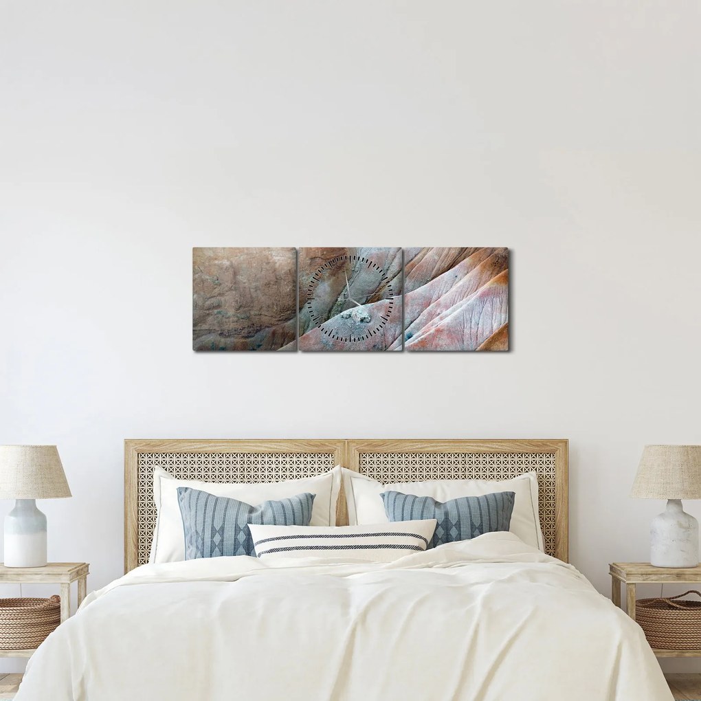 Obraz skál, Bryce Canyon (s hodinami) (90x30 cm)