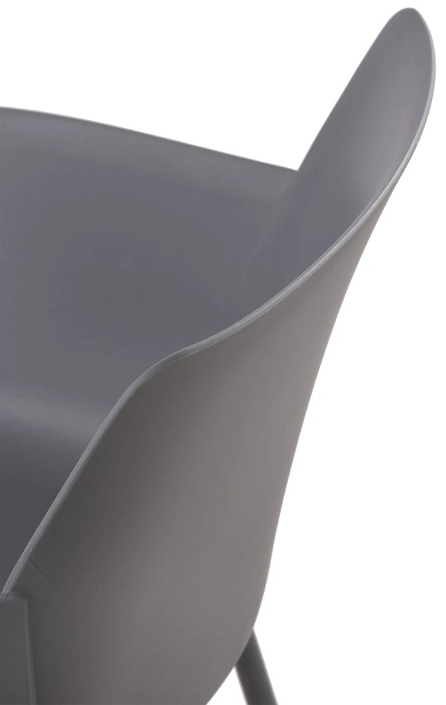 Stolička Alpena - tmavo šedá