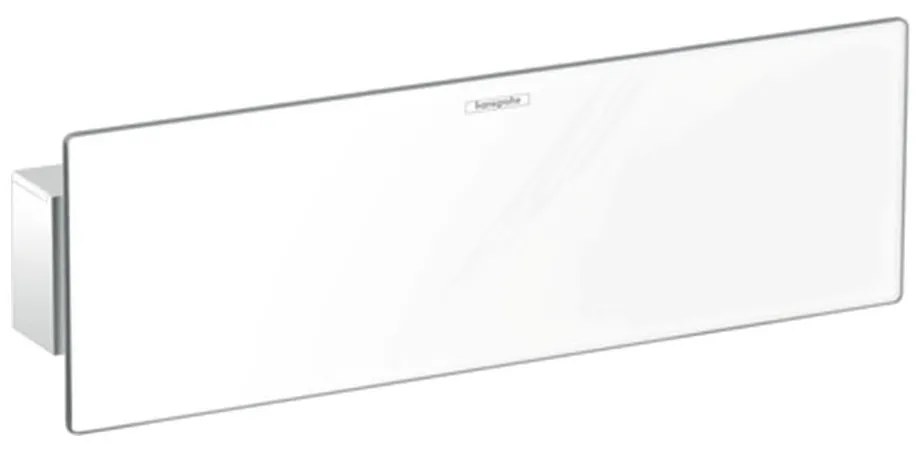 Hansgrohe FixFit, prípojka hadice Porter 300 so sprchovým držiakom a poličkou, biela/chróm, HAN-26456400