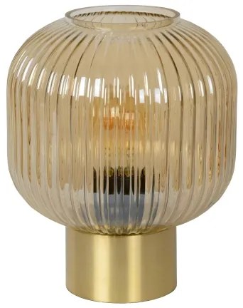 Lucide 45586/20/62 - Stolná lampa MALOTO 1xE27/40W/230V béžová/zlatá