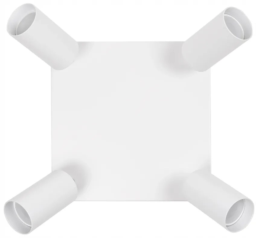 BERGE Bodové svietidlo GU10 VIKI-L 4 - biely štvorec