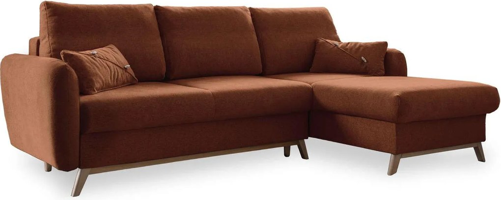 XXXLutz ROHOVÁ SEDAČKA, textil, terakotová MID.YOU - Sedačky - 001454003008