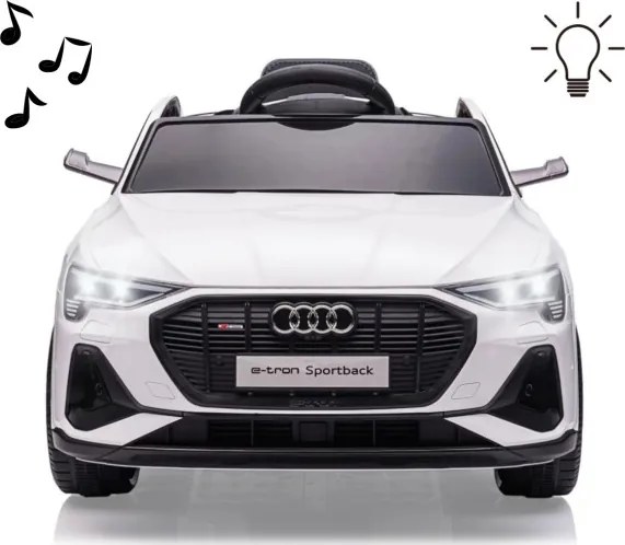 Elektrické autíčko Audi E-Tron Sportback biele
