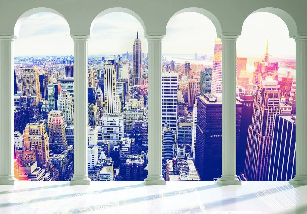 Fototapeta - Stĺpy v New Yorku (152,5x104 cm)