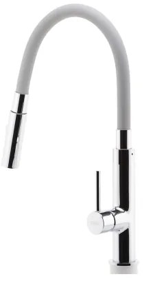 FERRO - Drezová batéria s flexibilným ramienkom lesklý chróm/šedá