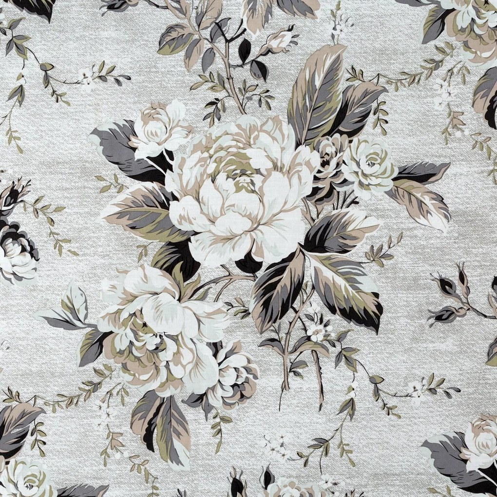 SATÉNOVÉ OBLIEČKY SPRING62 200X220 CM, 2 KS 70X80 CM KVETY