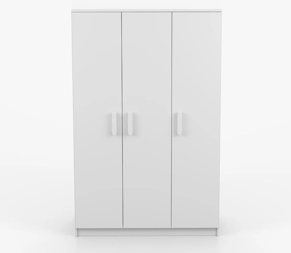 Šatníková skriňa SMYK 120 - biela (viac variant)