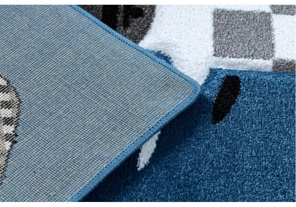 Detský kusový koberec Formule modrý 140x190cm