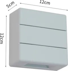 Immax 08521L - LED vonkajšie nástenné svietidlo LUXLINE 6W/230V 3000K IP54 biele