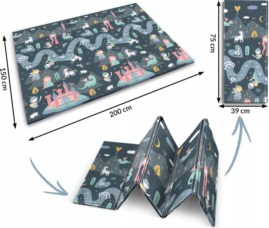 Nukido Skládací pěnová podložka NK341
