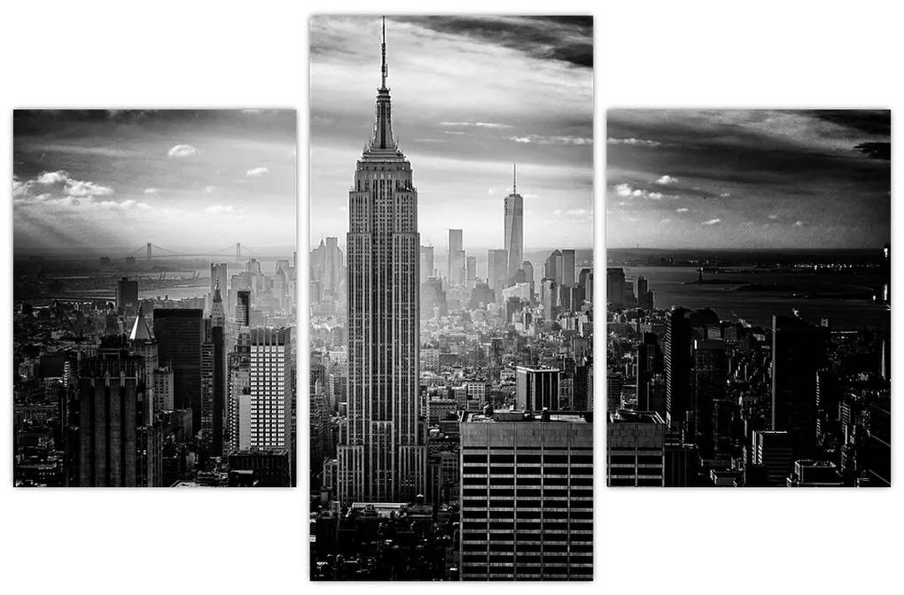 Čiernobiely obraz mesta - New York