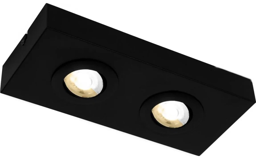 Briloner 3996025 - LED Bodové svietidlo CTS 2xLED/4W/230V 2700/4000K čierna BL1878