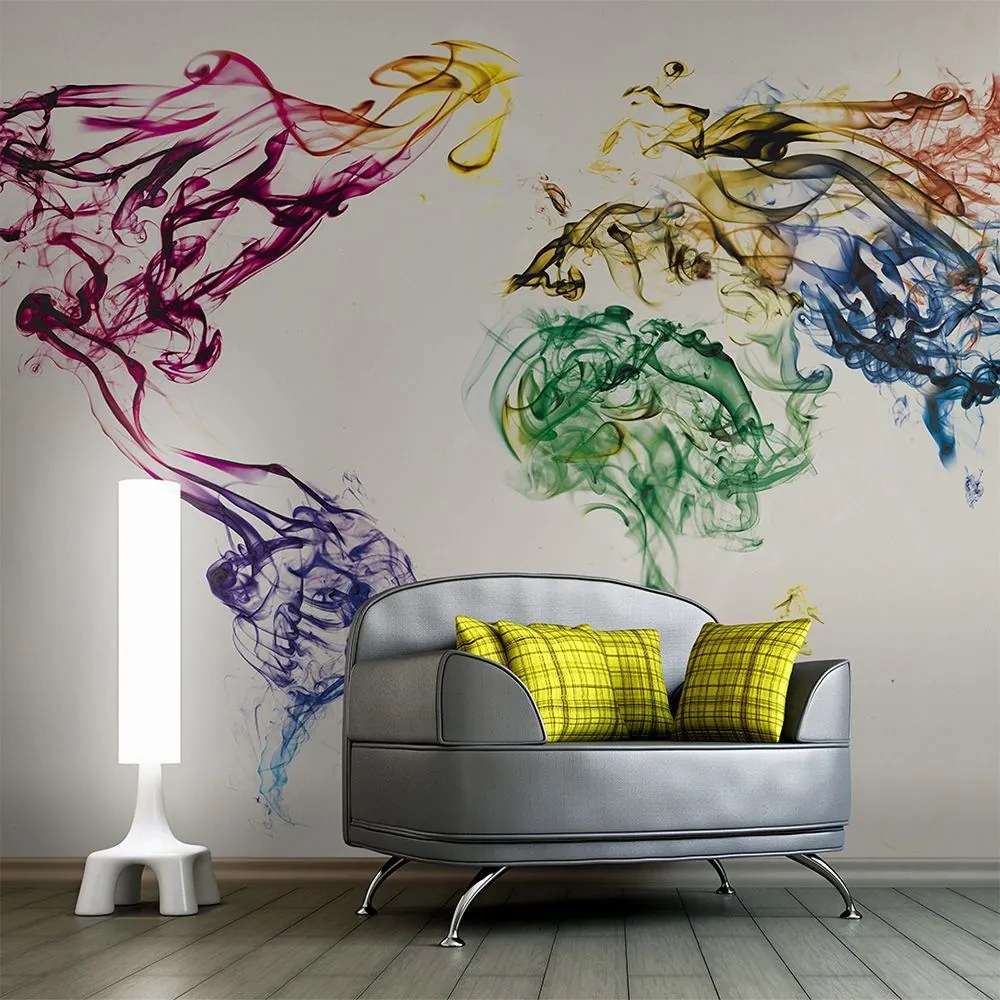 Fototapeta - Dancing smoke trails 450x270