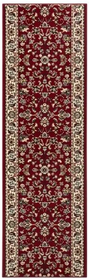 Hanse Home, Behúň Basic 102487, 80x250, červená, chodba / predsieň