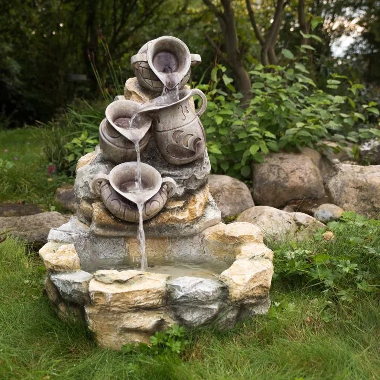 Záhradná fontána - fontána krčahy 70 x 83 x 75 cm