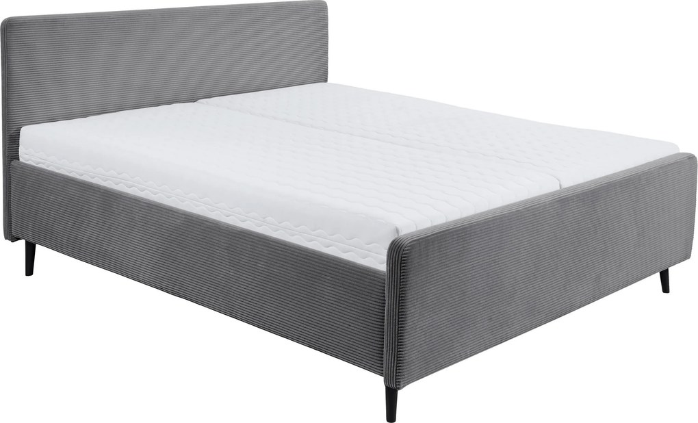 XXXLutz ČALÚNENÁ POSTEĽ, 160/200 cm, tmavosivá MID.YOU - Online Only spálne - 002220052709