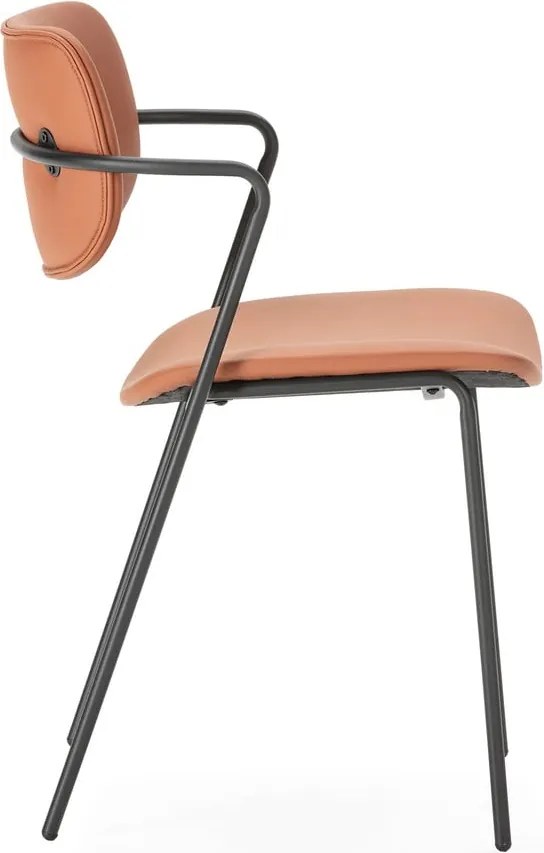 Jedálenská stolička v tehlovej farbe v súprave 2 ks Maika – Marckeric