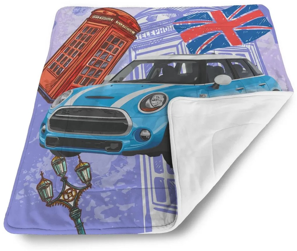 Sablio Deka pre bábätko Mini sedan Londýn - 90x120 cm