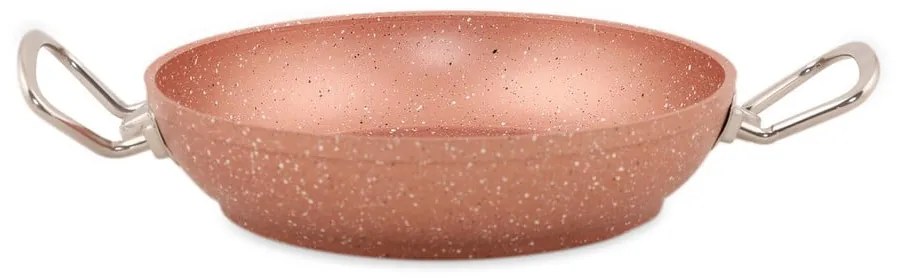 Ružová hliníková panvica Güral Porselen Classic, ø 22 cm