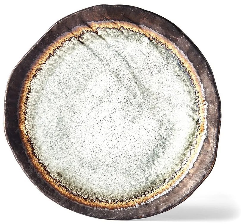 Sivý keramický tanier MIJ Akane, ø 27 cm