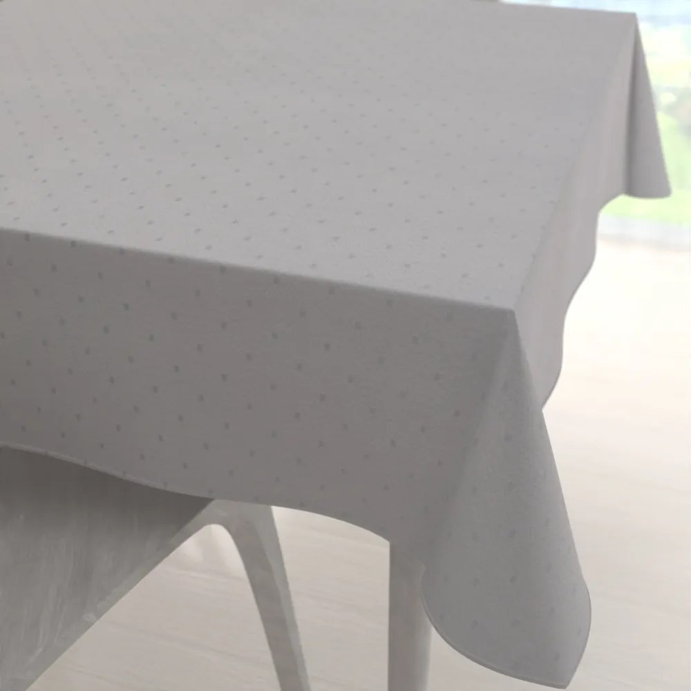 Biante Teflónový štvorcový obrus TF-080 Obdĺžničky na sivom 120x120 cm