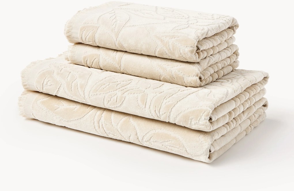 Zamatové uteráky Rosaria, rôzne veľkosti