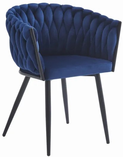 Set dvoch jedálenských stoličiek ORION zamatové granátové (2ks)