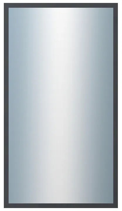 DANTIK - Zrkadlo v rámu, rozmer s rámom 50x90 cm z lišty KASETTE šedá (2758)
