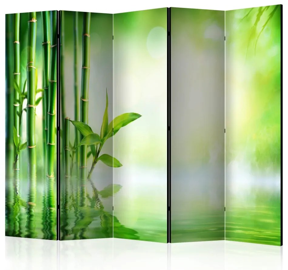 Artgeist Paraván - Green Bamboo II [Room Dividers]