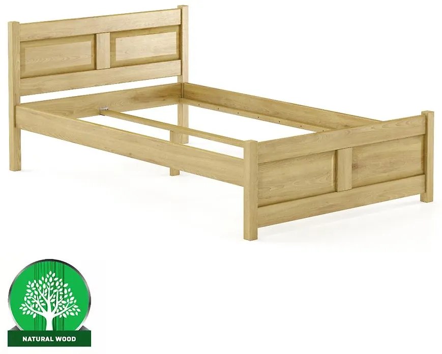 Posteľ buková LK109–120x200 rustikal