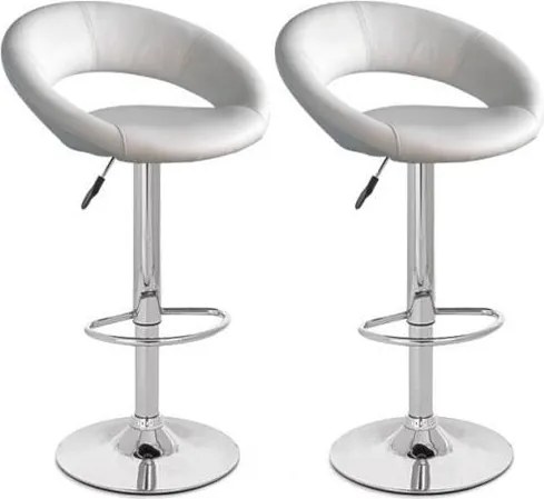 2x Barová stolička Hawaj CL-3230 biela