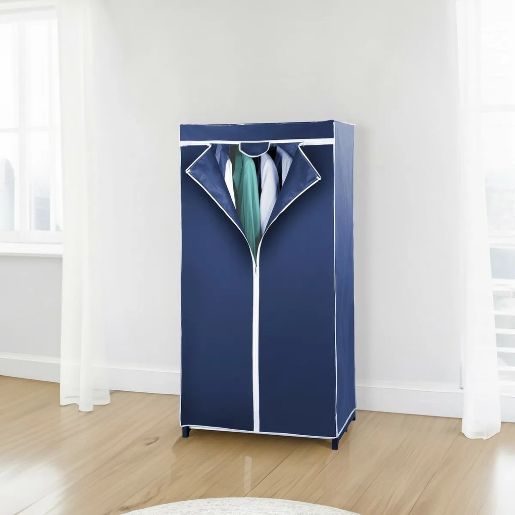 Wenko Skladací šatník z recyklovanej tkaniny Air,150 x 50 x 75 cm